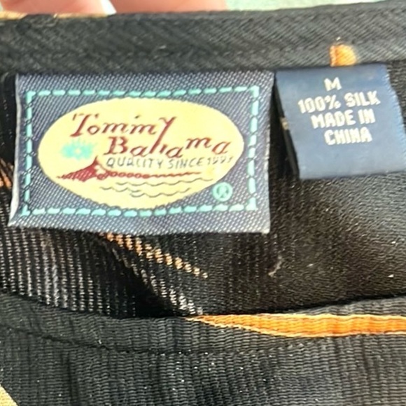 VTG,SILK TOMMY BAHAMA,Gorgeous Silk Dress, Excellent Condition,Timeless, Size M - Picture 4 of 8